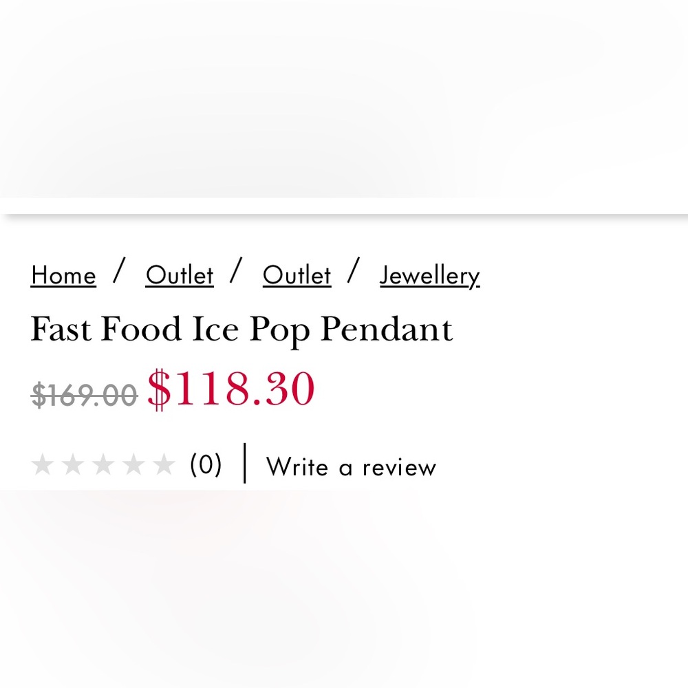 Kate Spade Fast Food Ice Pop Pendant Necklace NWT - Picture 2 of 4